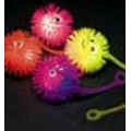 2-1/4" Light Up Spiky Puff Yo Yo Ball